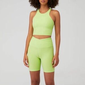 BEYOND YOGA NWT SpaceDye At Your Leisure High Waisted Corssover Shorts‎ Size XS